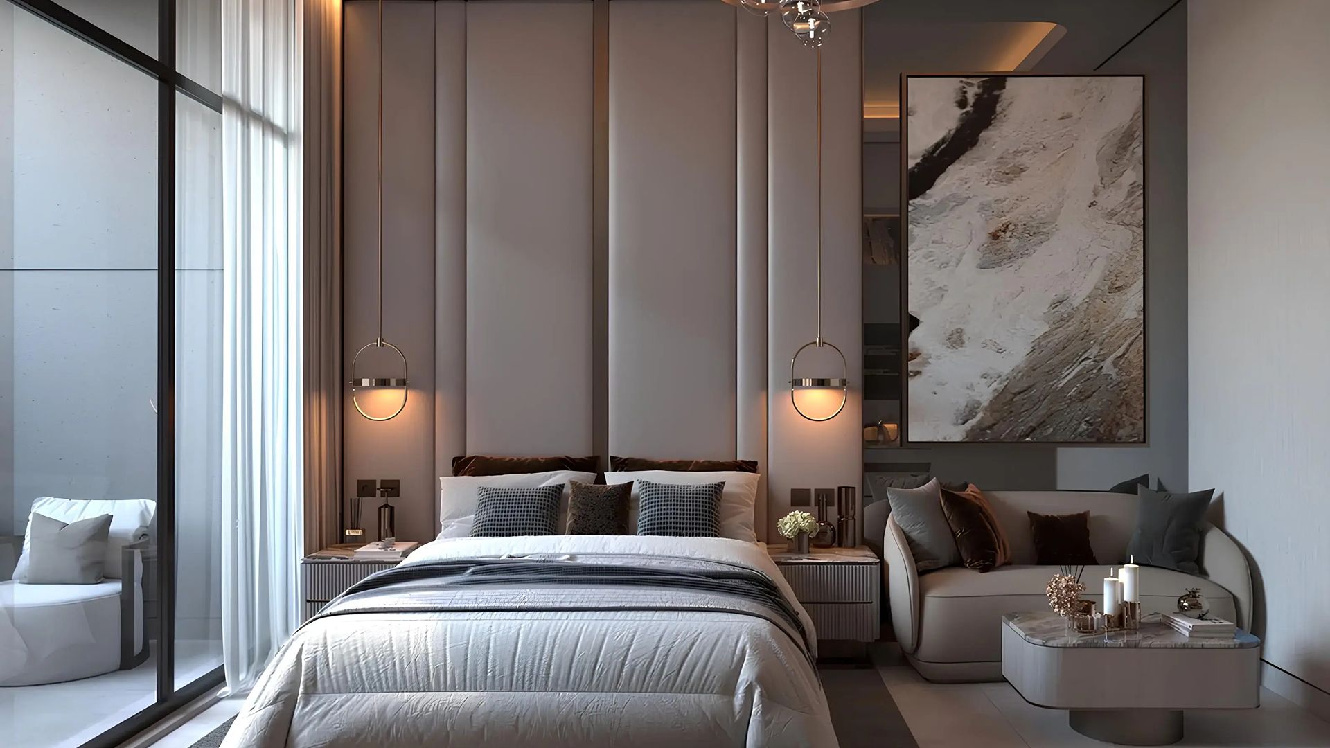 Fully Furnished | Near Sheikh Zayed Road | Balcony 3