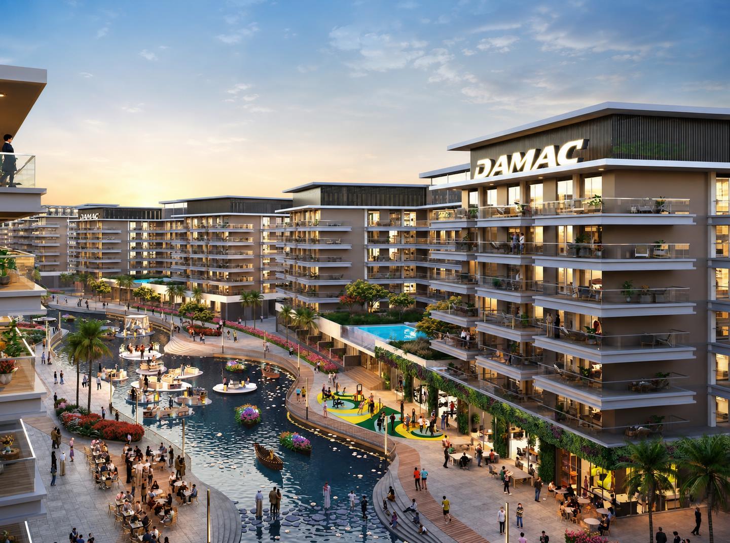 Vacant | Canal View | 1BR | Damac Riverside IVY 2