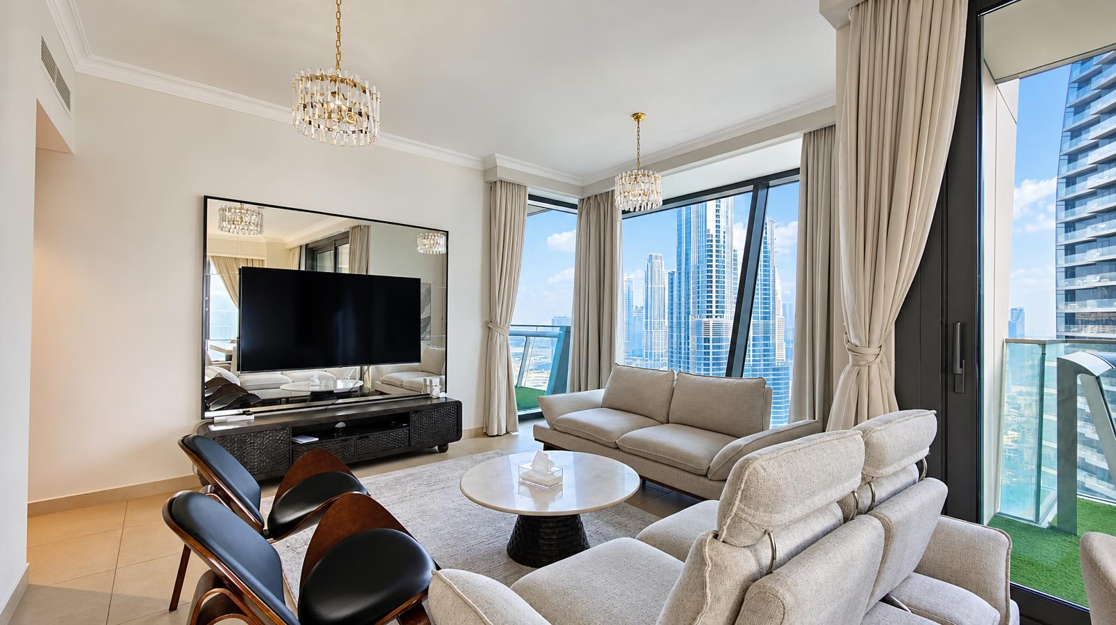 Furnished 3BR | Burj Vista | Vacant | Best Price