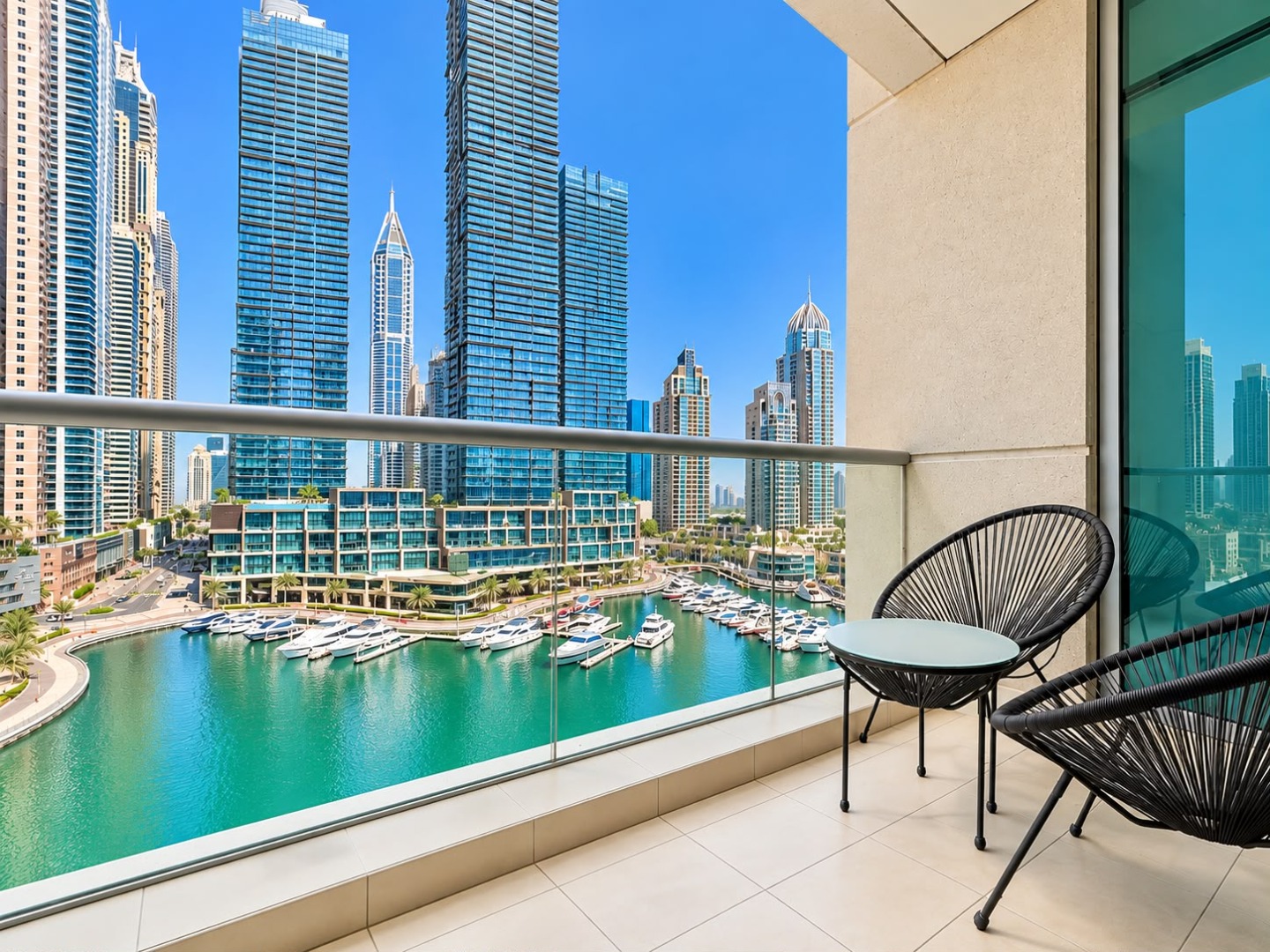 Nicely Furnished | Full Marina View | Vacant Nov