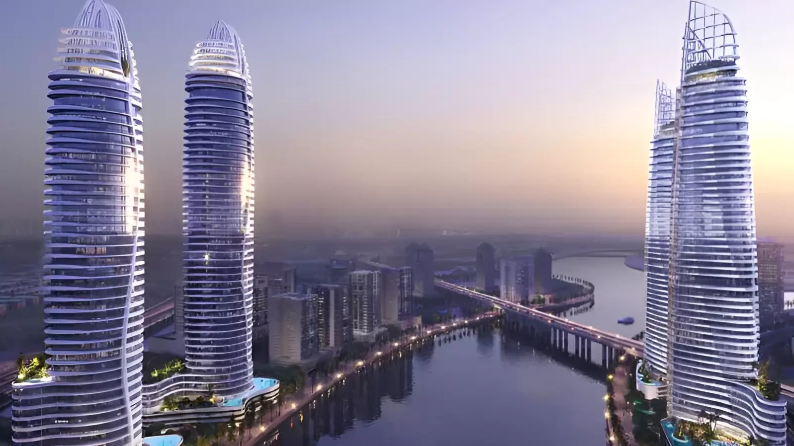 Canal Crown 1BR | 21st Floor | Premium View