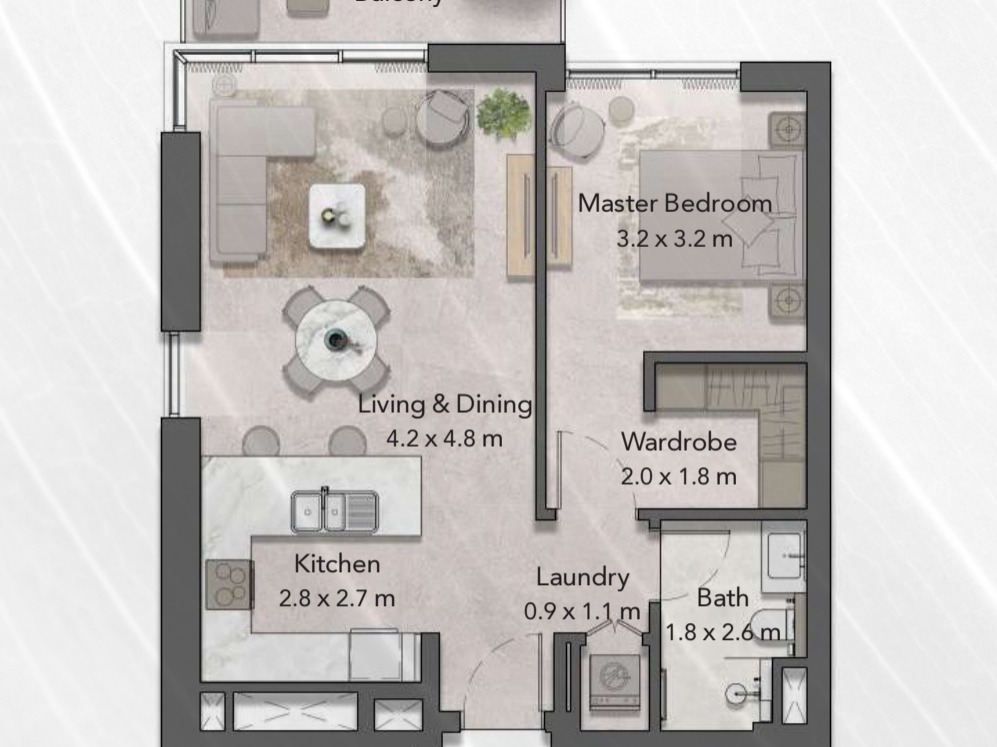 Vacant | 1BR | Pool & Forest View | CEILA Ghafwoods 2